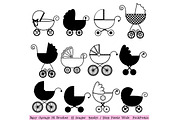 Baby Carriage Photoshop Brushes preview 2