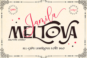 Jamila Meltova Script & Display Duo