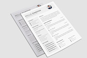 Resume Template and Cover Letter, a Resume Template by designvillage (Thumbnail 6 of 13)