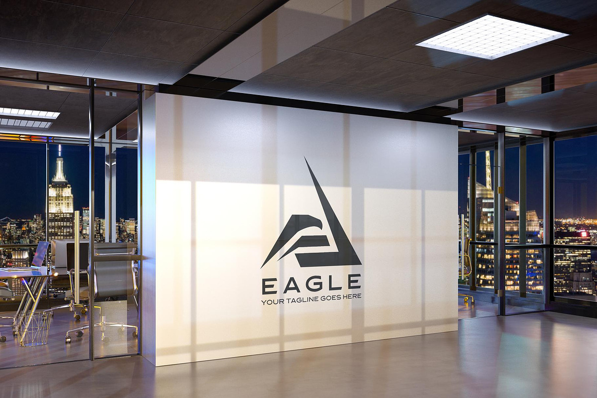 Modern Geometric Eagle Logo, a Branding & Logo Template by YUDesignStore (Photo 10 of 10)