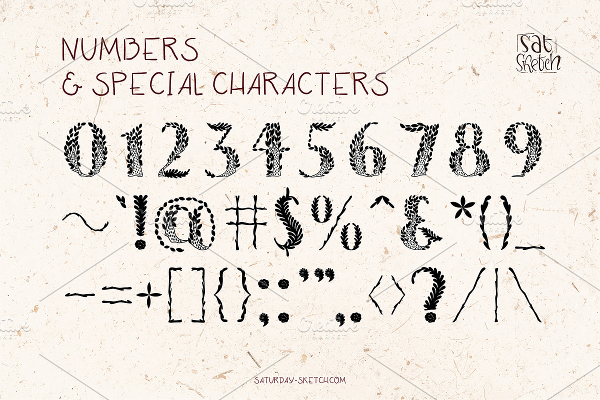 Dark Forest Uppercase Font, a Font by saturday.sketch (Photo 6 of 10)