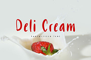 Deli Cream Handwritten Font, a Handwritten Font by Tera Asset Garage (Thumbnail 1 of 6)