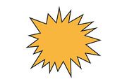 Irregular star shape icons, an Object Graphic by Elena Pimukova (Thumbnail 14 of 16)