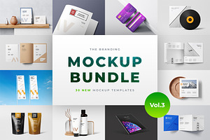 The Branding Mockup Bundle Vol.3