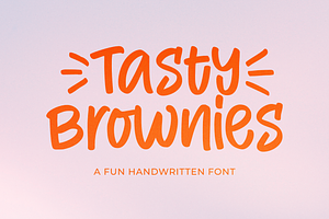 Tasty Brownies - a Fun Font