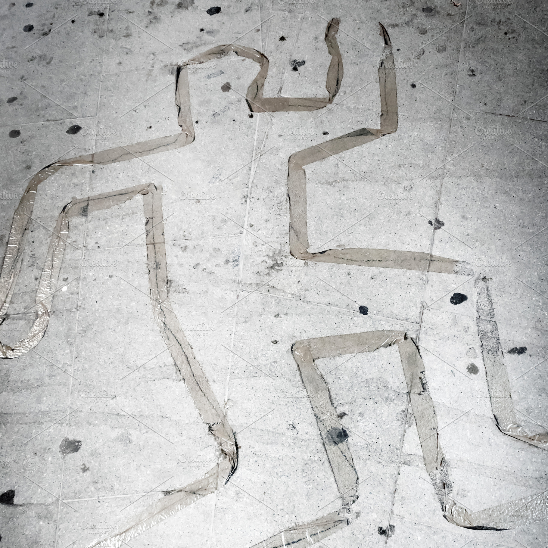 Dead body line, a Wallpaper Photo by KYNA STUDIO