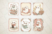 Cute Ghost Book Lover PNG, an Illustration by DreamPrint404 (Thumbnail 1 of 7)