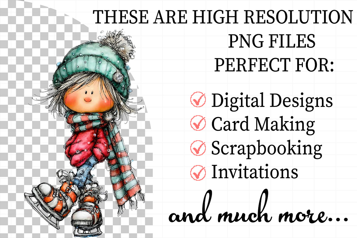 Whimsical Christmas Elf Clipart, an Illustration by Daily.Designs (Photo 2 of 5)