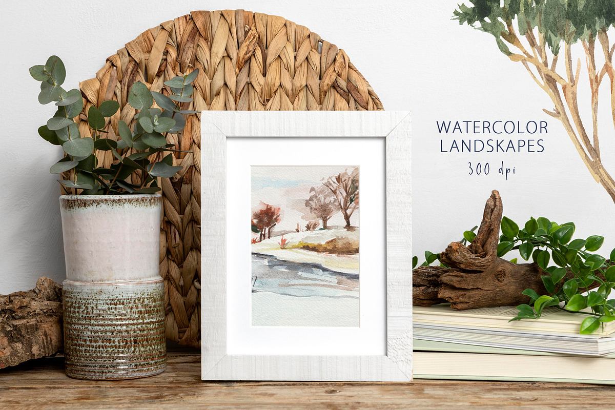 Winter Landscapes, a Seasonal Illustration by Design X0 (Photo 8 of 16)