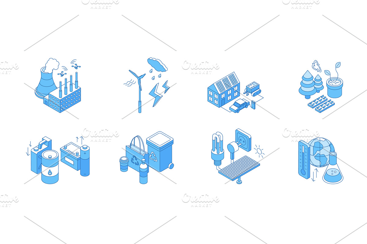 Eco lifestyle concepts. Alternative, a Technology Illustration by Valerie Bodnar