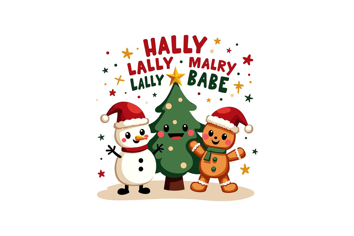 Gingerbread & Snowman Holiday Crew, an Object Graphic by Designs_River (Photo 9 of 12)