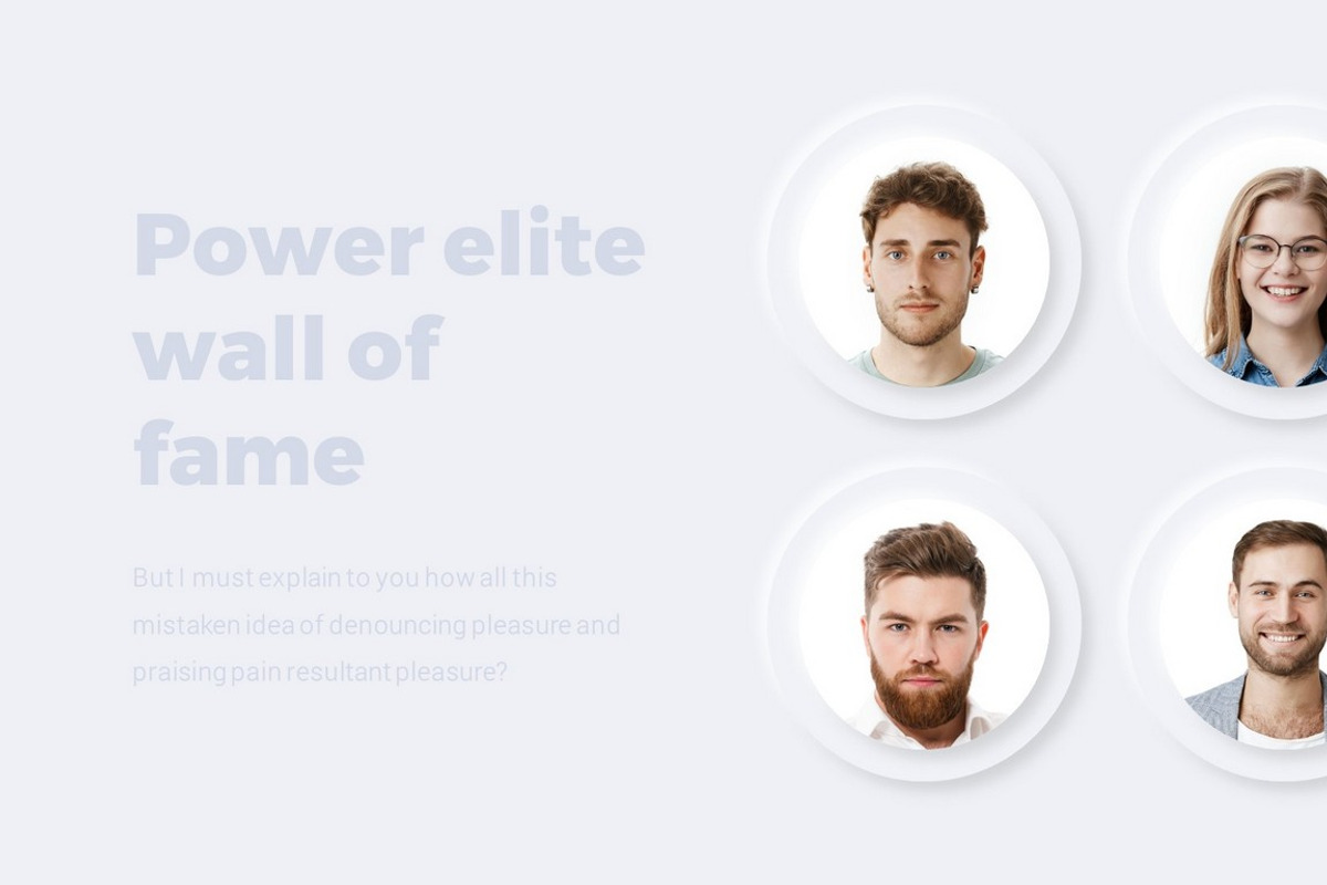 Neumorphic Design Google Slides, a Presentation Template by Presentation Templates (Photo 7 of 17)