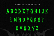 Rhine Infection - Death Metal Font, a Blackletter Font by Masyafi Studio (Thumbnail 2 of 9)