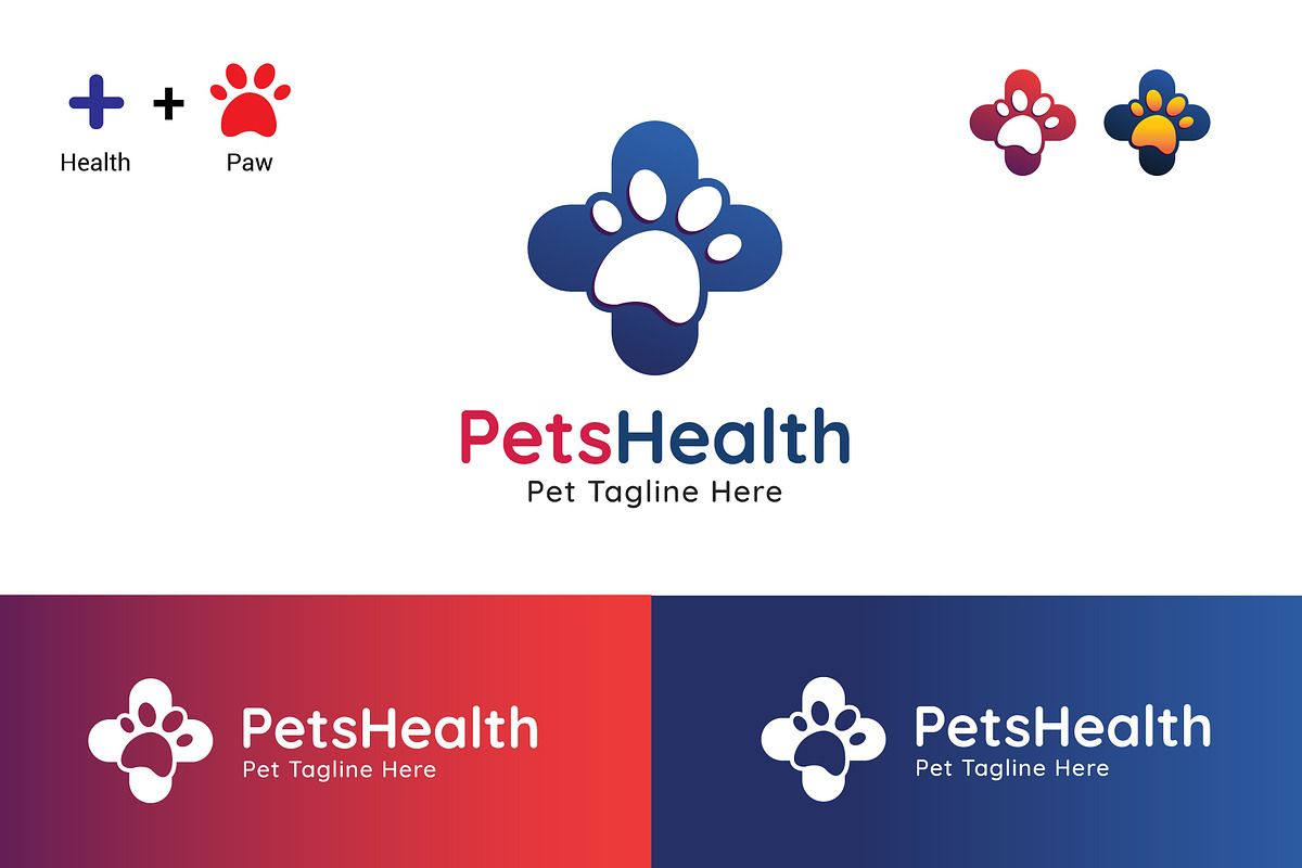 Pets Health - Pet Clinic logo, a Branding & Logo Template by Design Box (Photo 1 of 2)