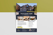 Real Estate Flyer Template, a Flyer Template by retrographix (Thumbnail 2 of 4)