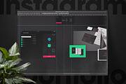 9 Part Grid - Instagram Portfolio, a Social Media Template by Milktoast (Thumbnail 3 of 4)