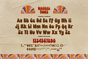 Magical Tours - Psychedelic Type, a Sans Serif Font by ikiiko (Thumbnail 6 of 7)