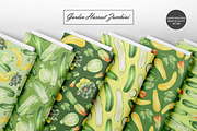 Watercolor Zucchini Seamless Pattern, a Food Illustration by OlDm_Shop (Thumbnail 3 of 10)