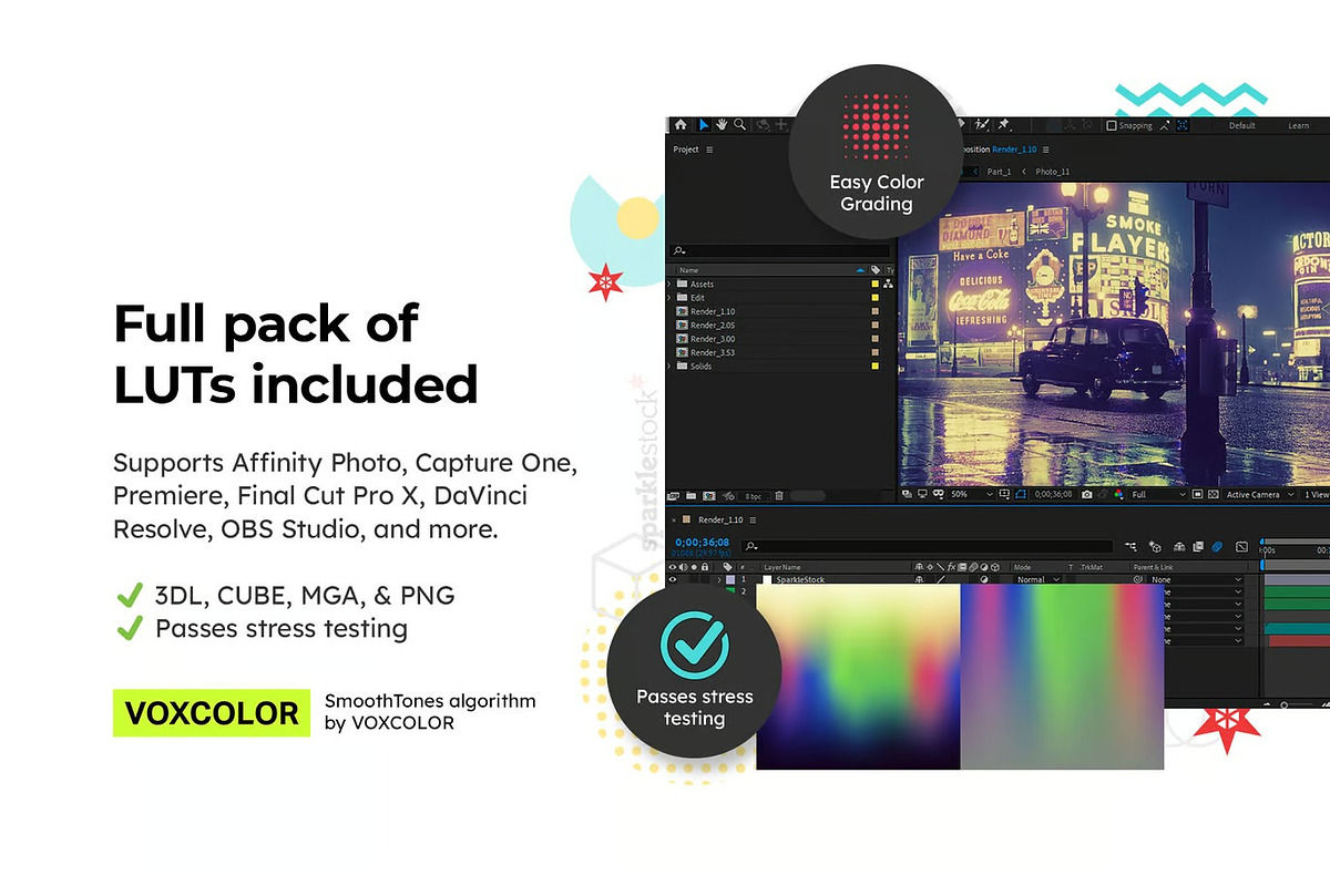 14 Glitched Lightroom Presets & LUTs, a Preset Add-On by skybluecreative (Photo 2 of 12)