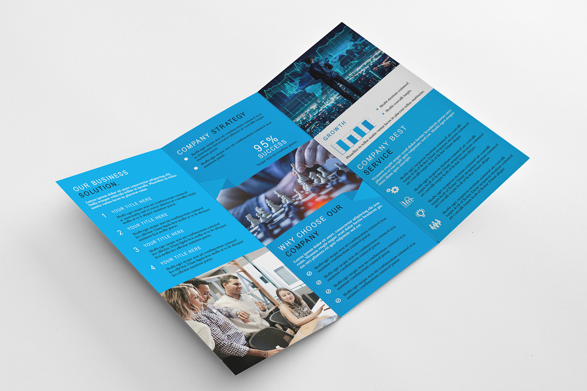 Trifold Corporate Brochure, a Brochure Template by retrographix (Photo 3 of 5)