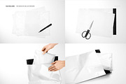Mailer Bag Wrapping Tissue Paper Set, a Packaging Mockup by creatsy5 (Thumbnail 2 of 9)