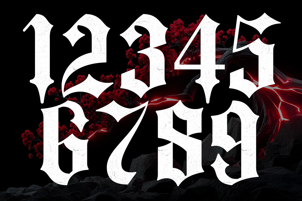 Crimson Sigil - Blackletter Type, a Blackletter Font by HipFonts (Photo 5 of 7)