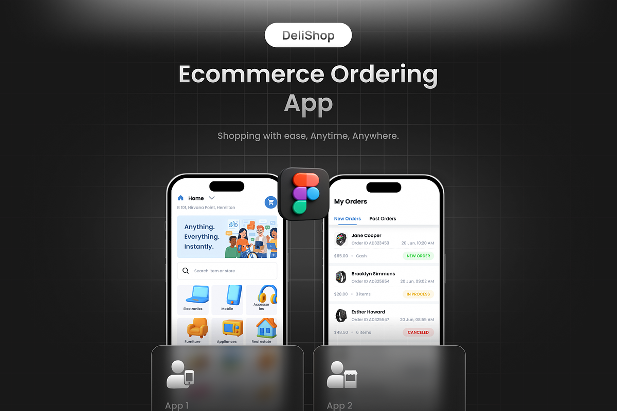 2 Apps | eCommerce App | DeliShop, an UI Kit Template by Opus LabWorks (Photo 1 of 10)