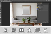 Picture Wall Minimalist Lounge PSD, a Product Mockup by Bruno's Shop (Thumbnail 2 of 3)