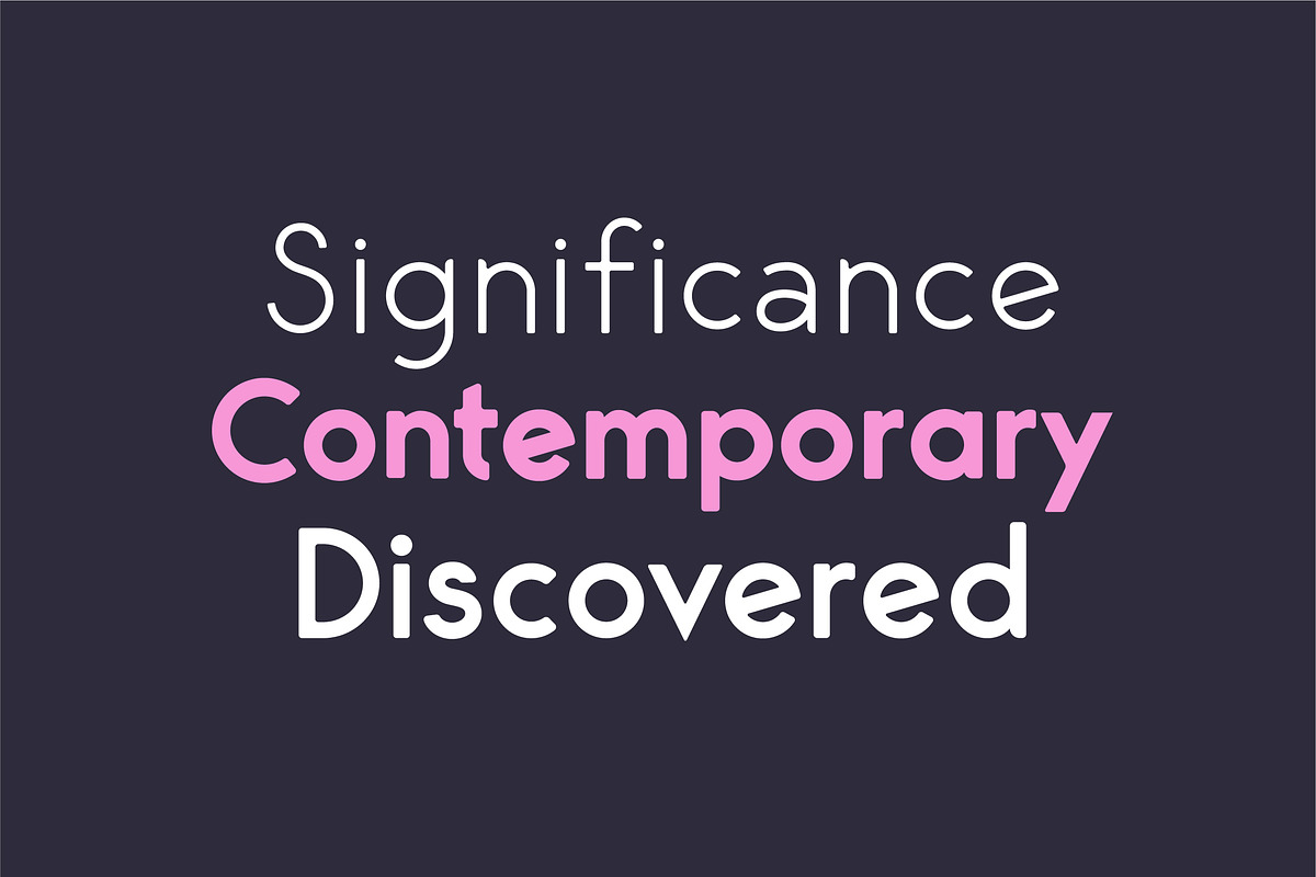 George Round Typeface preview 4