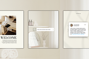Modern Minimal Instagram Templates, a Social Media Template by So Swell Studio (Thumbnail 2 of 5)