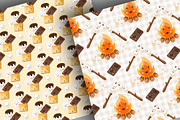 Cute Smore's digital paper pack, a Pattern Graphic by designloverstudio (Thumbnail 4 of 7)