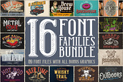 16 Font Families Bundle, a Script Font by Vozzy Vintage Fonts