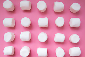 white marshmallows