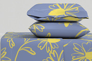 Neon wild daisy flowers pattern, a Pattern Graphic by Cotton Melon pattern Shop (Thumbnail 2 of 5)