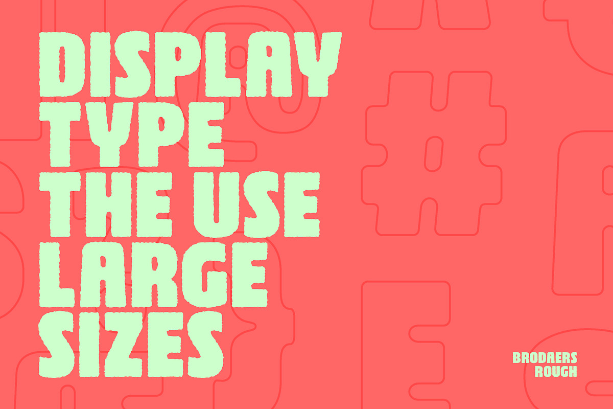Brodaers Font, a Sans Serif Font by trustha (Photo 11 of 15)