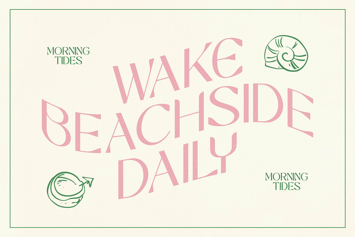 Sunday Eksotic Sans Serif Display, a Sans Serif Font by timelesstype.co (Photo 12 of 15)