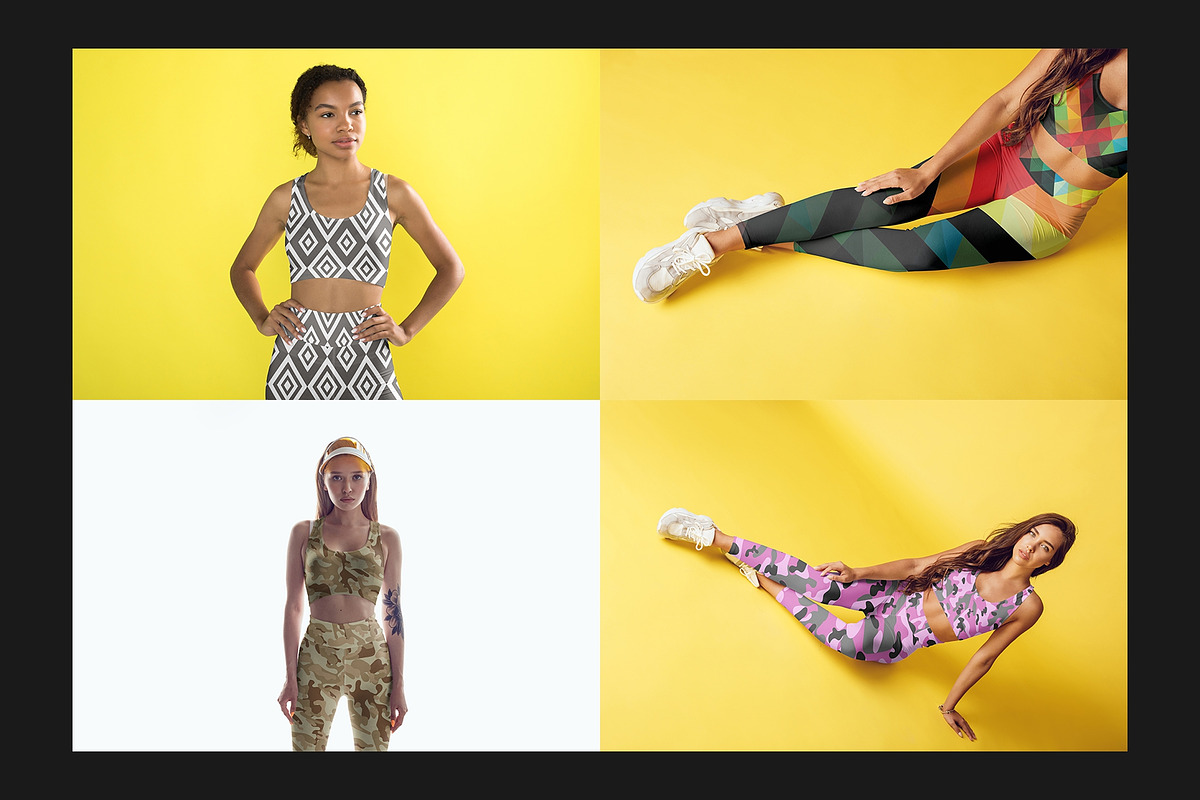 100 Leggings Mock-Up Set, a Bottom Mockup by Freeman Studio (Photo 16 of 24)