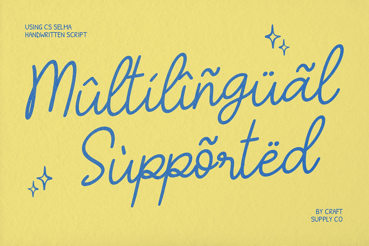 CS Selma – Elegant Script Font, a Script Font by Craft Supply Co. (Photo 7 of 8)