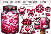 cute-valentine love valentine clipar, an Illustration by CreationArt (Thumbnail 1 of 5)
