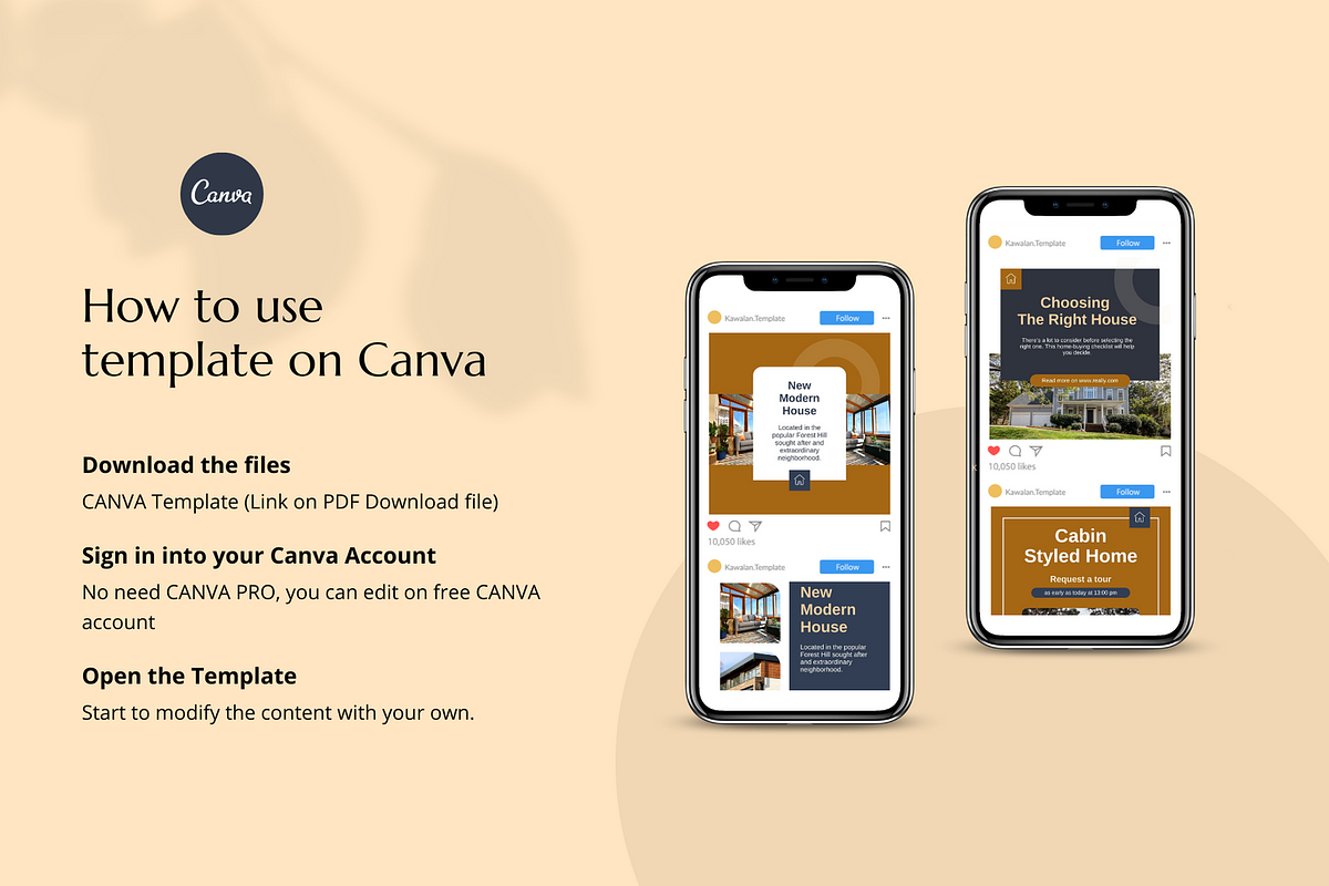 Real Estate Bundle Canva Template, a Social Media Template by Kawalan Studio (Photo 10 of 10)