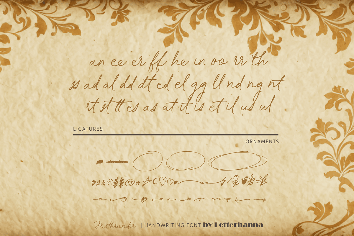 Mithrandir Font, a Handwritten Font by Letterhanna Studio (Photo 18 of 21)