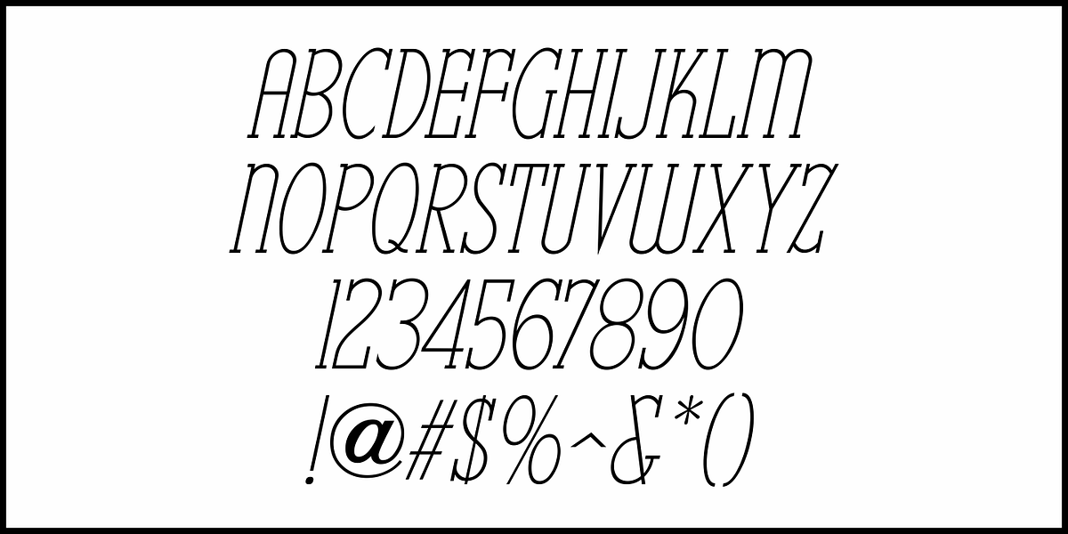Pacific Atoll JNL, a Serif Font by Jeff Levine Fonts (Photo 5 of 5)