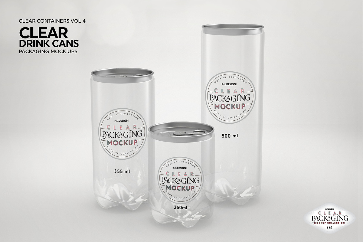 04 Clear Container Packaging Mockups, a Cups & Container Mockup by INCDesign (Photo 17 of 21)