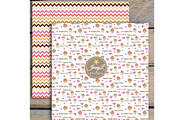 Kawaii Dalgona Coffee Digital Papers, a Pattern Graphic by JennyL Designs (Thumbnail 7 of 9)