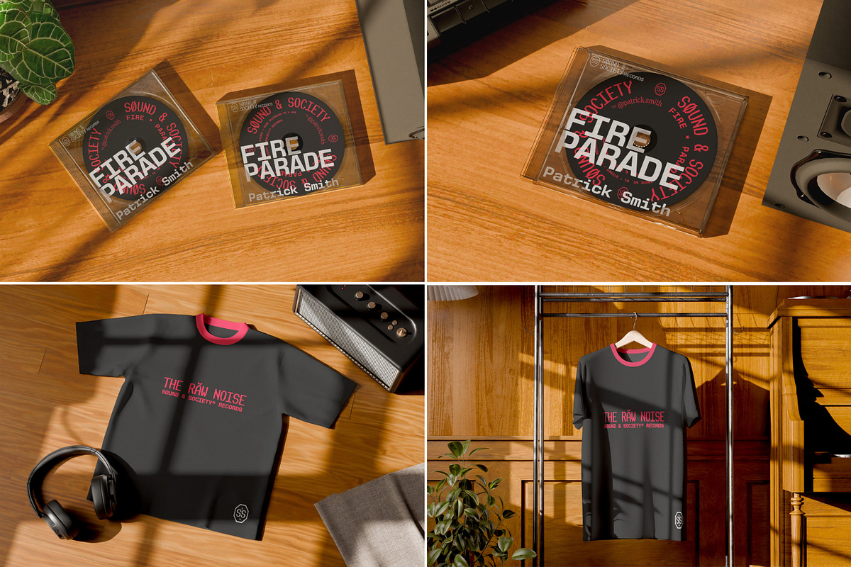 Music Festival & Music Album Mockups, an Advertising Mockup by Vitora Mockup (Photo 9 of 12)