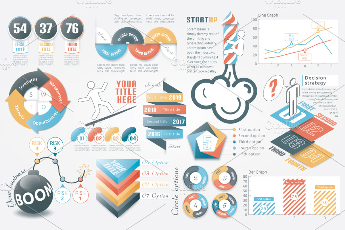 52% OFF Infographic Bundle, a Presentation Template by Infographic Paradise (Photo 5 of 7)