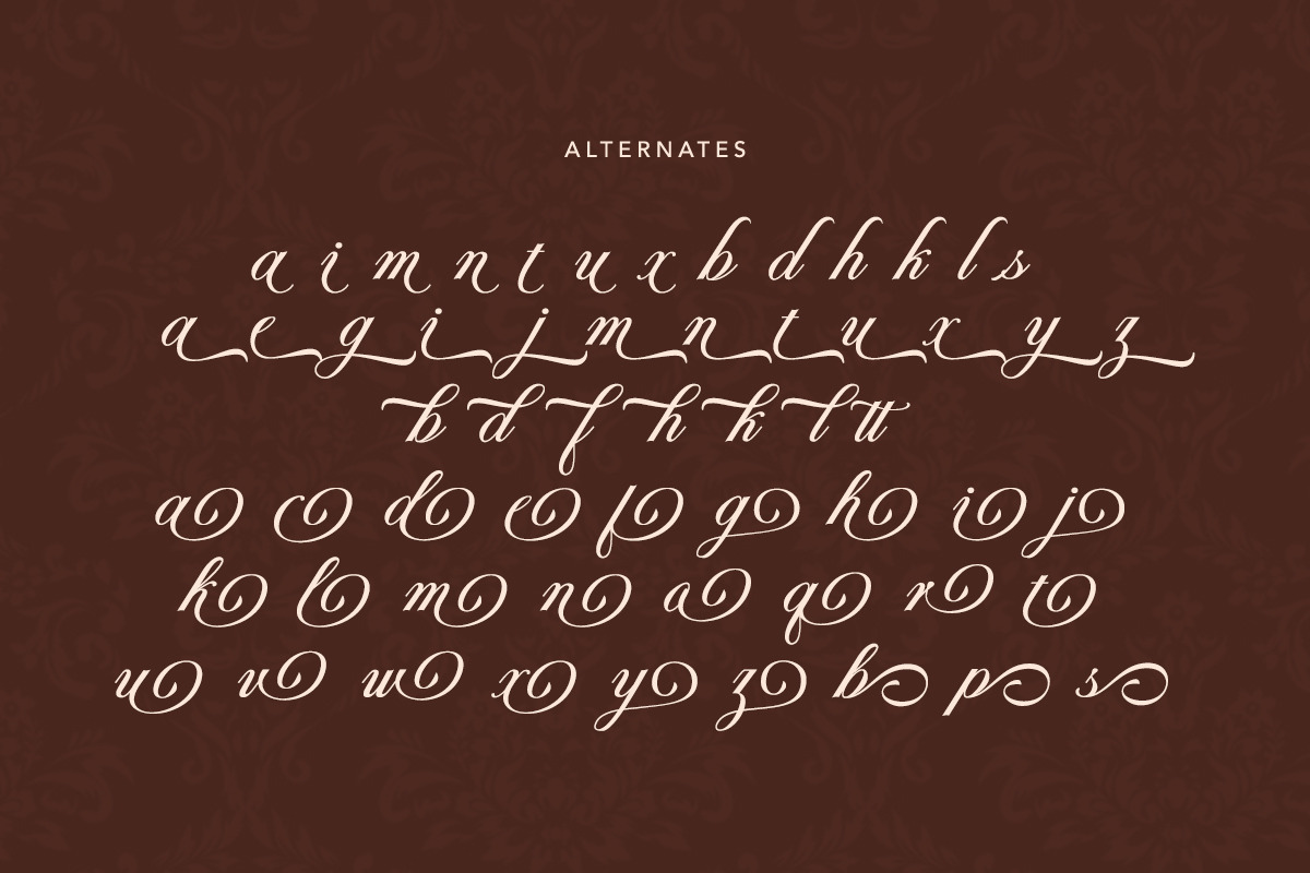 Fairydate - Luxury Script, a Script Font by Bale Type (Photo 8 of 9)