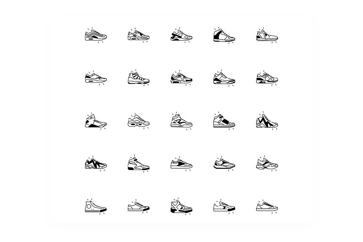 Sneakers Icons, a Sport Illustration by iconfield (Photo 5 of 5)