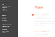 Mimo - Clean Tumblr Theme, a Websites & App Template by mselmany (Thumbnail 1 of 5)