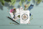 Ostara Celtic Spring Watercolor Set, an Illustration by Fluffy Unicorn (Thumbnail 7 of 12)